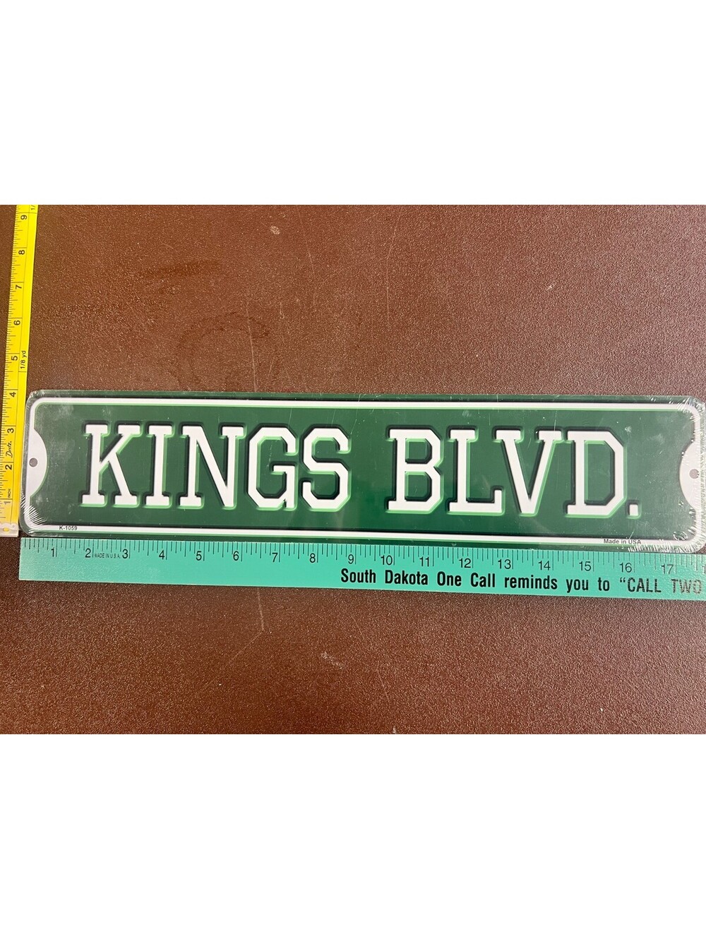 Kings Blvd 4x18 Aluminum Metal Street Sign Sports Fan Wall Decor